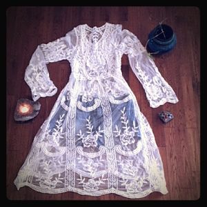 Gorgeous sheer cover up/dress